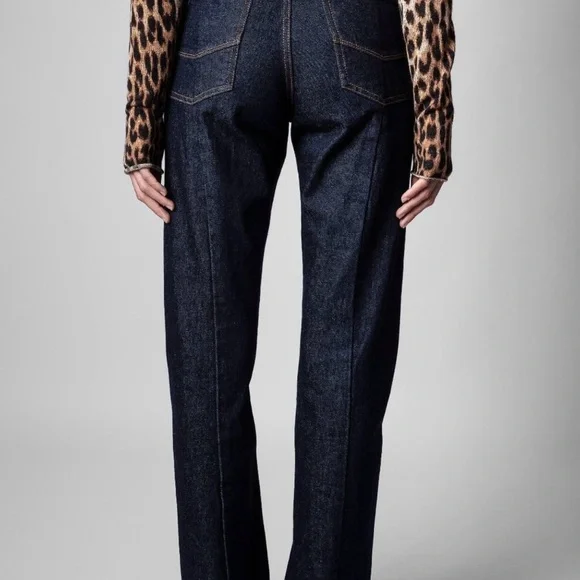 BNWT Zadig & Voltaire Denim Poete Bootcut Flare Jeans in Brut -Size 29